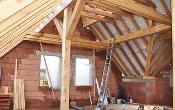 Llangadwaladr attic trusses